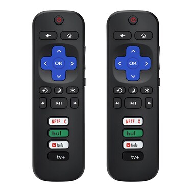 maqsai New Remote Control for R-KU -TV,Compatible TCL R-KU/Hisense R-KU/Onn R-KU/Sharp R-KU/Element R-KU/Westinghouse R-KU/Philips R-KU/Insignia R-KU/Jvc R-KU/RCA Smart TVs &atilde;&euro;Pack of 2&atilde;&euro;&lsquo;