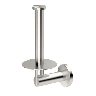 Gatco 4698 Channel Storage Toilet Paper, Satin Nickel