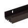 PVC Slide-On Door Bottom   Adjustable Plastic Weatherstrip Door Bottom with Drip Cap   3 Feet (36-Inch)   for 1 3/4&acirc;&euro; Doors   Brown   Fits Gaps 3/8&acirc;&euro; to 7/8&acirc;&euro;   Made in The USA