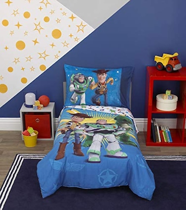 Disney Toy Story 4 Toddler, Toy Story Buzz and Woody, 4-Piece Set