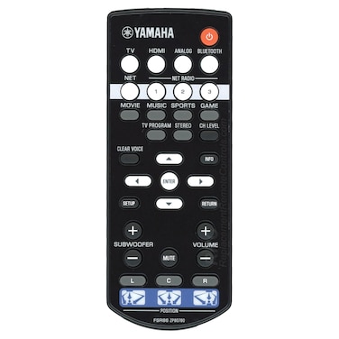 OEM Yamaha Remote Control Originally Shipped With SRT1500, SRT-1500, YSP1600, YSP-1600