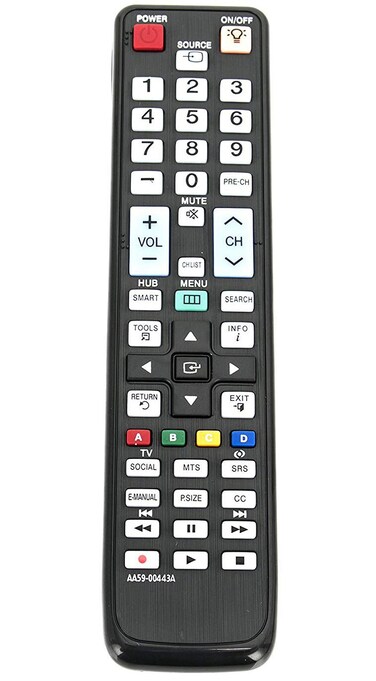 AA59-00443A sub AA59-00441A AA59-00442A Replaced Remote Fit for Samsung TV UN32D5550RF UN32D6000 UN40D5550RF UN40D6000SF UN40D6050TF UN40D6050TFXZA UN55D6000SFXZA UN40D6000SFXZA