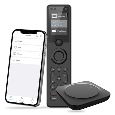SofaBaton X1 Universal Remote, All-in-one Universal Remote Control with SofaBaton APP &amp; Powerful Hub, One-Touch Activities, Compatible with TV/Projector/DVD/Set-up Box/Soundbar/Alexa/Google Assistant