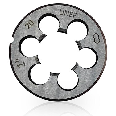 Lzcdelyxiao 1"-20 Die UNEF 1"-20 TPI Right Hand Nominal Diameter 1" Thread Per Inch 20 Fin Thread Tolerance Grade 2B Right Hand Thread High Speed Steel HSS