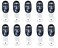 10 Pack - DIRECTV RC73 IR/RF Remote Control