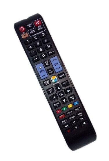 Replaced Remote Control Compatible for Samsung UN55F7500AF UN46F6300 AA59-00784A UN75F6300AFXZA UN65F6350AF TV