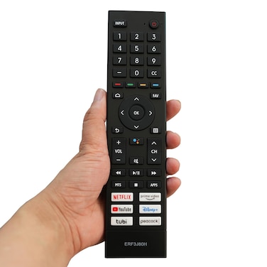 Universal Replacement Remote Control ERF3J80H Compatible for All Hisense 4K UHD Android Smart TV A6G U6G U8G Series 75A6G 70A6G 65A6G 60A6G 55A6G 50A6G 43A6G 55U68G 50U6G 65U6G 75U6G 50U68G 75U68G
