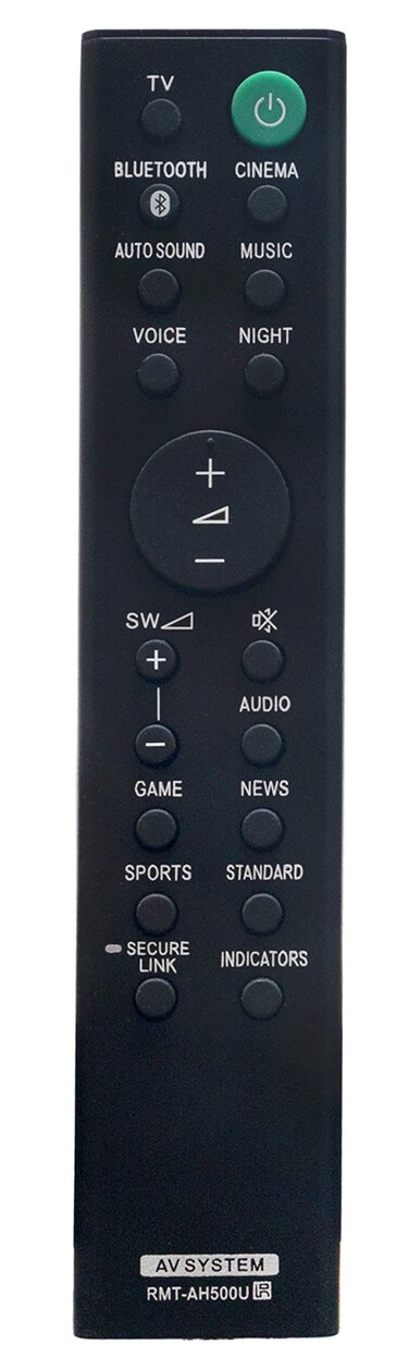 RMT-AH500U Replaced Remote fit for Sony Sound Bar Soundbar HT-S350 HT-SD35 SA-WS350 SA-S350 RMT-AH500J SA-WSD35 SA-SD35 HTS350 HTSD35 SAWS350 SAS350 RMTAH500J SAWSD35 SASD35