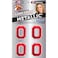 Fan-A-Peel Ohio State Waterless Temporary Tattoos - Hypoallergenic Peel and Stick Waterproof Temporary Tattoos, Metallic - Officially Licensed