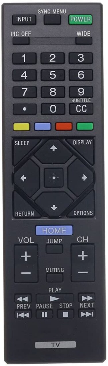 Universal Remote Control for All Sony TV, Compatible with All Sony LCD LED TV and Bravia TV Remote