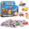 Little World Large Set of 24 Foam Fridge Magnets for Toddlers 1-3 - Refrigerator Magnets for Kids &acirc;&euro;&ldquo; Baby Magnets for Refrigerator 1 Year Old - Magnetic Vehicles for Toddlers 1-2 - Child Safe Magnets