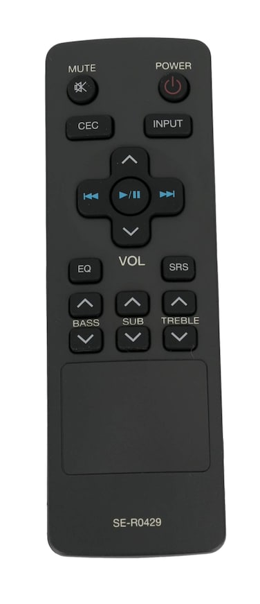 New SE-R0429 Remote Control fits for Toshiba Soundbar SBX4250 SBX4250KN