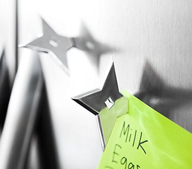 Cool Fridge Ninja Star Magnet, Decorative Whiteboard Magnets for Office, Home &amp; School, Funny Anime Theme Refrigerator Magnets for Kids - Bullseye Office