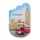 WitnyStore Tiny Red Bus and Big Ben London England Western Europe Tourist Attractions Resin Refrigerator Magnet Traveler Souvenir Gift Memento 3D Fridge Magnets