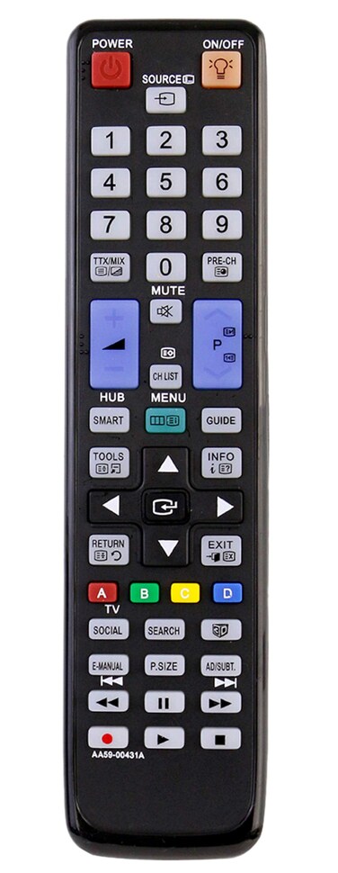 VINABTY AA59-00431A aa5900431a New Replaced Remote Control fit for Samsung LCD LED 3D TV Remote AA59-00443A AA59-00441A UN40D6300SFXZA UA55D8000YMXRD UA55D8000YMXXY UN40D6300SFXZA AA59-00445A