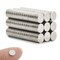 90Pcs 6 * 2 MM Rare Earth Magnets Refrigerator Magnets Multi-Use Tiny Sliver Magnets for Fridge Whiteboard Dry Erase Board in Home Kitchen Office and School