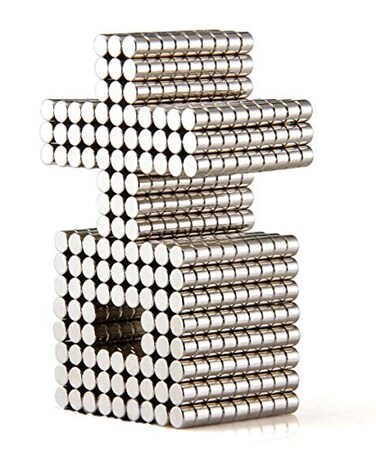 75 Pieces 6 x 2mm Multi-use Refrigerator Magnets for Refrigerator Science Crafts Projects Science Education Magnetism Kits