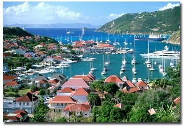 St. Barts Island, French Travel Refrigerator Magnet Size 2.5" x 3.5