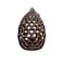 Pinecone Shaped Hanging Votive Candle Holder - Pine Cone Candle Holder, Cast Iron Tea Light Holder, Tealight Holder Lantern, Tabletop Decorative Tea Light Candle Stand (L)