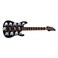 Electric Guitar Miniature Replica Onyx Skulls 2 x 4 Resin Refrigerator Magnet