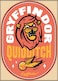 Ata-Boy Harry Potter Gryffindor Quidditch Stamp 2.5 X 3.5 Inch Magnet for Refrigerators and Lockers