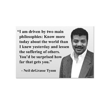 I am Driven by Two Main Philosophies Refrigerator Magnet - [3" x 2"]