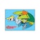 Ata-Boy Powerpuff Girls Magnet - Buttercup, Blossom and Bubbles in Circle 2.5" x 3.5" Magnet for Refrigerators, Whiteboards &amp; Locker Decorations