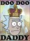 Ata-Boy Rick and Morty Magnet Doo Doo Daddy 2.5&quot; x 3.5&quot; Magnet for Refrigerators, Whiteboards &amp; Locker Decorations
