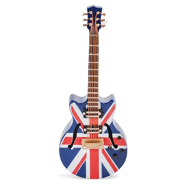 Broadway Gifts Miniature Replica Guitar Magnets, 4 Inches (Union Jack Electric)