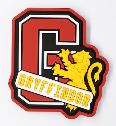 Harry Potter Gryffindor Letterman Logo Soft Touch Magnet, 3", Multicolor