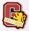 Harry Potter Gryffindor Letterman Logo Soft Touch Magnet, 3", Multicolor