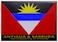 Antigua &amp; Barbuda Flag Caribbean Fridge Collector's Souvenir Magnet 2.5" X 3.5