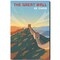 Great Wall of China Fridge Magnet Vintage Poster Badaling Travel Souvenir Beijing, (BWS), 3&#39;&#39;x2&#39;&#39;