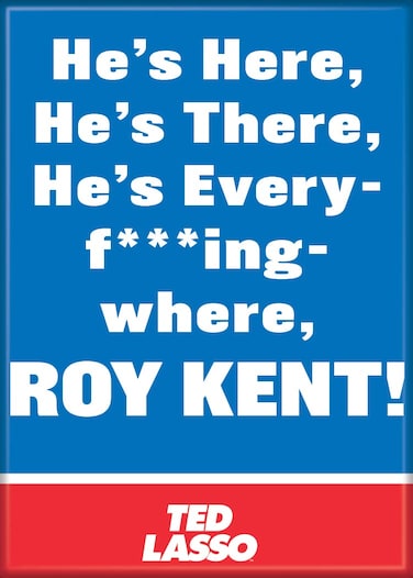Ata-Boy Ted Lasso Roy Kent 2.5" x 3.5" Magnet for Refrigerators and Lockers&acirc;&euro;&brvbar;