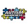 Autism Awareness Puzzle Piece Magnet by Magnet America Is 4" x 8" Made for Vehicles and Refrigerators
