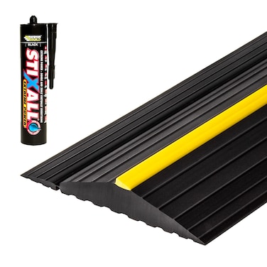 12'5"/3.8m Weather Defender&Acirc;&reg; Original   Ultimate Garage Door Threshold Seal Kit with Adhesive &amp; Garage Door Bottom Weather Stripping