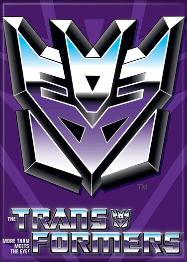 Ata-Boy TransformersDeception Shield Magnet - 2.5" x 3.5" Magnet for Refrigerators, Whiteboards &amp; Locker Decorations