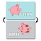Pig Clean Dirty Magnet for Dishwasher 2 Pack, Oxepleus Piggy Funny Dishwasher Magnet, Double Sided Magnet Dish Washer Indicator (pig-2pcs)