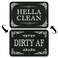 Dishwasher Magnet Clean Dirty Sign QMMD Hella Clean and Dirty Af Sign
