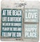Primitives by Kathy #27502 Wooden Magnet Set, Beach Large