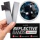 Byllstore Reflective Bands with 3M Scotchlite   1x4 Inch Compact &amp; Lightweight Size   Add Visibility for Walking, Running &amp; Bicycling   Silver   2-Pack