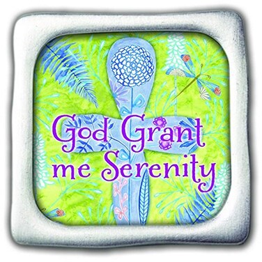 Cathedral Art (Abbey &amp; CA Gift Serenity Inspirational Magnet, 1-3/4-Inch, Green