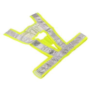 vanki 2PCS High Safety Security Visibility Reflective Reflector Vest Gear Biking Running Jogging