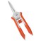 FLORA GUARD 6.5 Inch Micro-Tip Pruning snip Gardening Hand Pruning Shears Trimming Scissors with Stainless Steel(Orange)