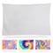 Julie Blue Plain White Tapestry 100% Cotton Blank Tapestry with Loops for DIY and Tie Dye - Perimeter Stitching - Ready to Use - Hand Made in the USA (35x50, White)