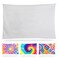 Julie Blue Plain White Tapestry 100% Cotton Blank Tapestry with Loops for DIY and Tie Dye - Perimeter Stitching - Ready to Use - Hand Made in the USA (35x50, White)