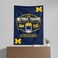 Northwest NCAA Michigan Wolverines 2023 FBC National Champions Wall Hanging Tapestry, 50" x 60", Nameplate