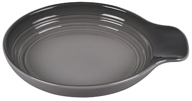 Le Creuset Signature Stoneware Spoon Rest, 6 Inches, Oyster