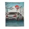 josnmre Impreza Wrx Jdm Car Art Japan Fuji Temple Sunset Tapestry Wall Hanging Funny Wall Tapestry for Bedroom Living Room Office Classroom Dorm Ceiling Home Wall Decor Art Tapestries 30&quot;x40