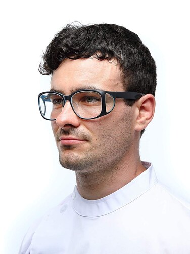 X-ray Radiation Leaded Protection Glasses - Medical Safety Protective Eyewear Goggles with Wrap-around Plastic Frame, 0.75mm Pb Protective Side Shields